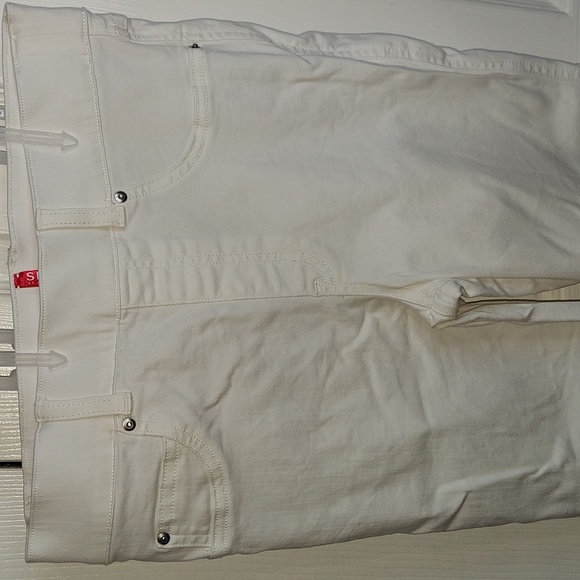 SPANX white cropped skinny jeans size Small - Picture 5 of 6